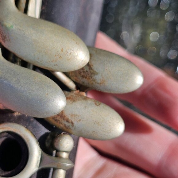 VTG Tempertone Clarinet France And Case FOR PARTS REPAIR Grenadilla Wood  6004 - Picture 9 of 16